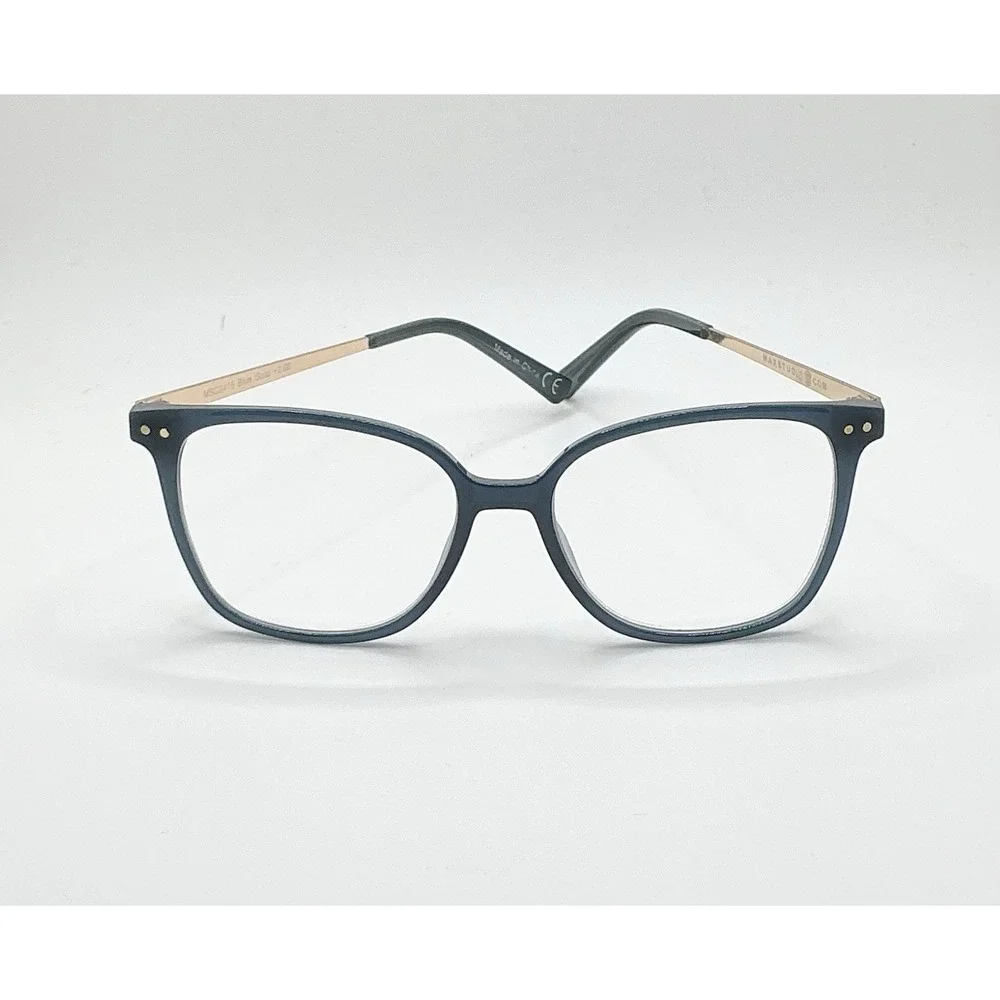 Max Studio Reading Glasses MSC2415‎ Blue Gold +2.00 Frames